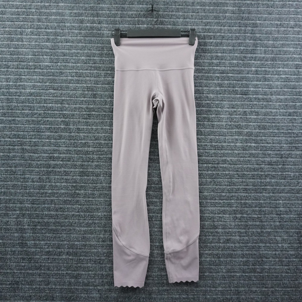 Lululemon Align Scallop Leggings Womens 2 Mauve‎ Purple High Rise 23 Inseam Nulu